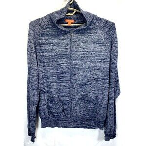 Joe Fresh Men's Size 2XL High Neck Long Sleeve Pockets Full Zip Sweater